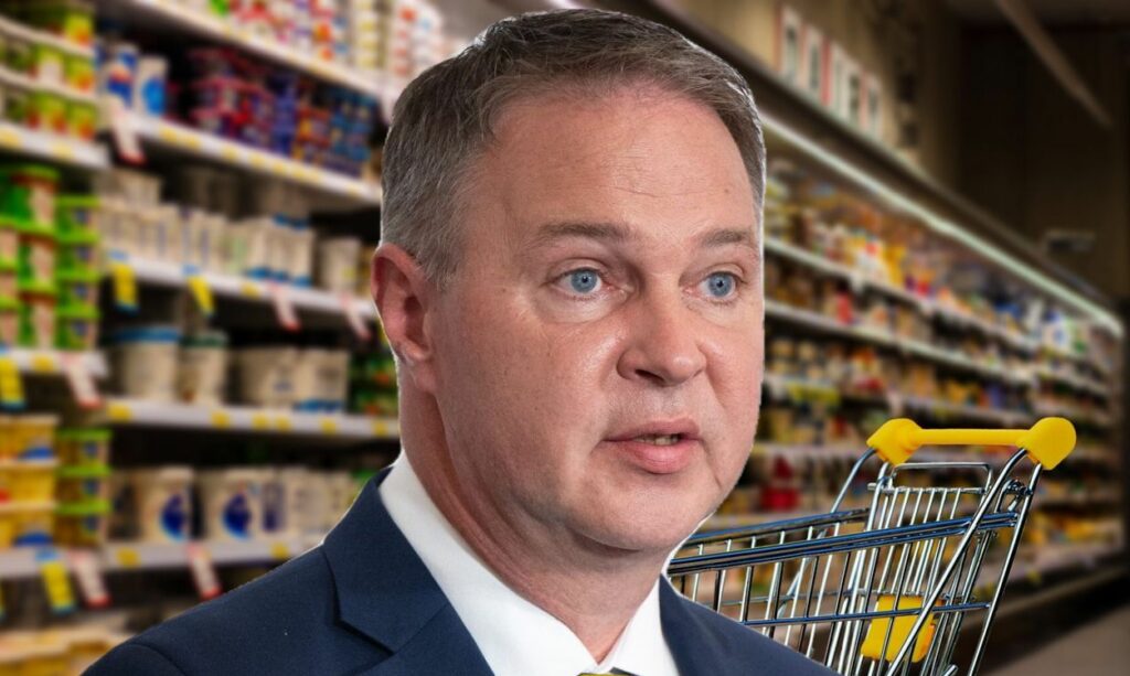 Andreas Babler und Lebensmittelgeschäft