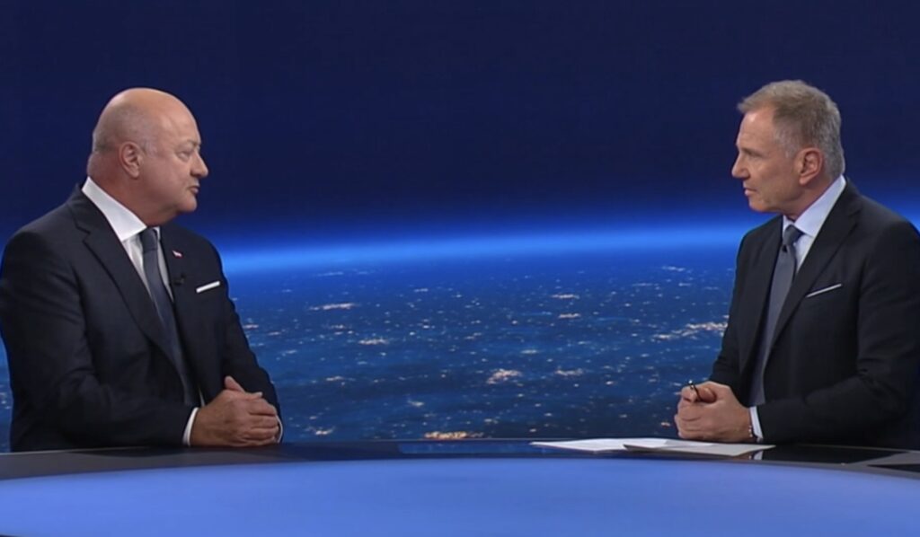 Christian Stocker und Armin Wolf