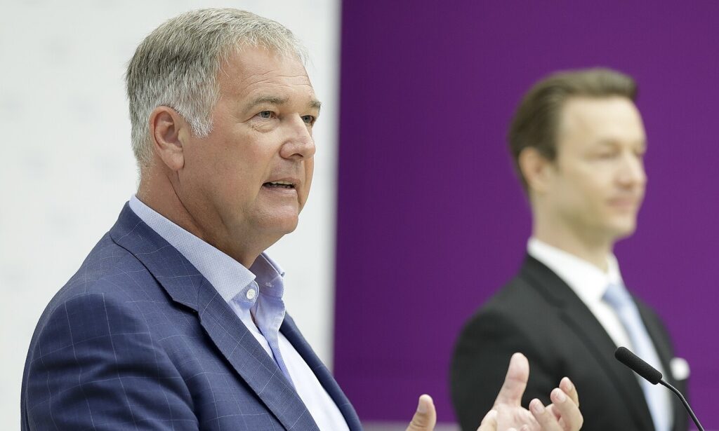 Walter Ruck und Gernot Blümel