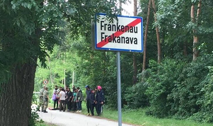 Migranten im Burgenland