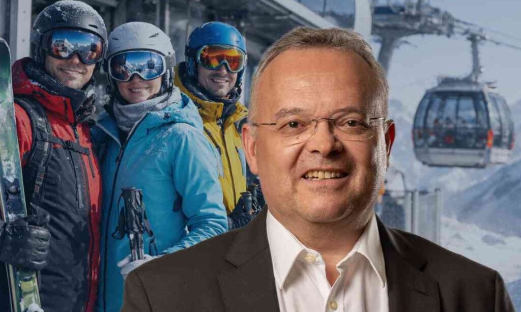 Gerald Hauser und Skilift