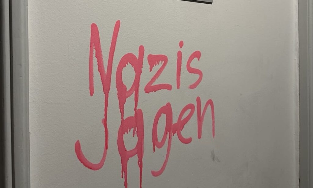 Beschmierung der Linken