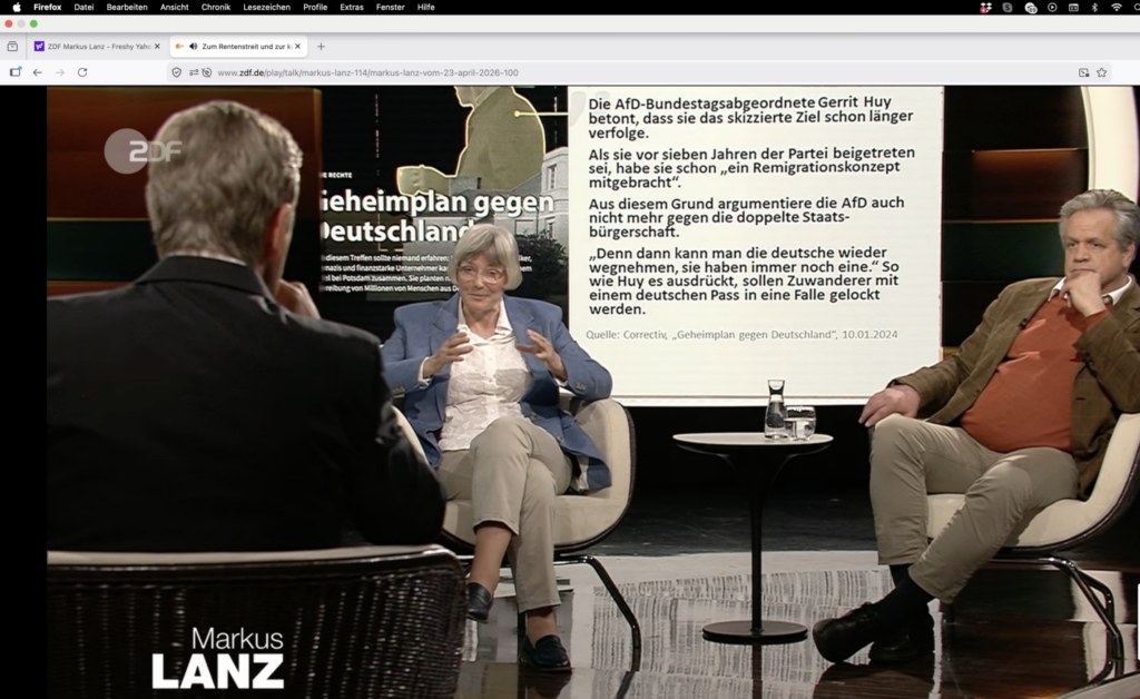 Markus Lanz 23. April