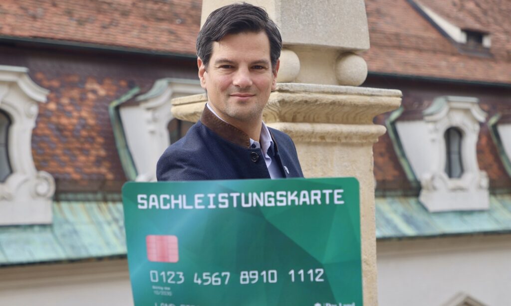 Hannes Amesbauer, Sachleistungskarte